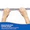 Kenney Mfg Twist & Fit No Tools Tension Shower Curtain Rod, 36-63in, Polished Pewter T608C/PL5 - alternate 5
